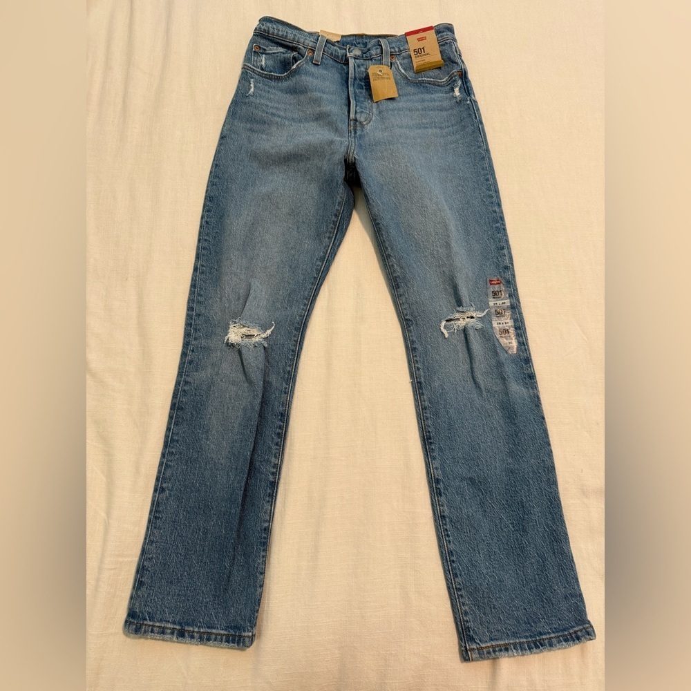 NWT Levi’s 501 Original Fit Jeans Sz 28 28x30 - Picture 6 of 6